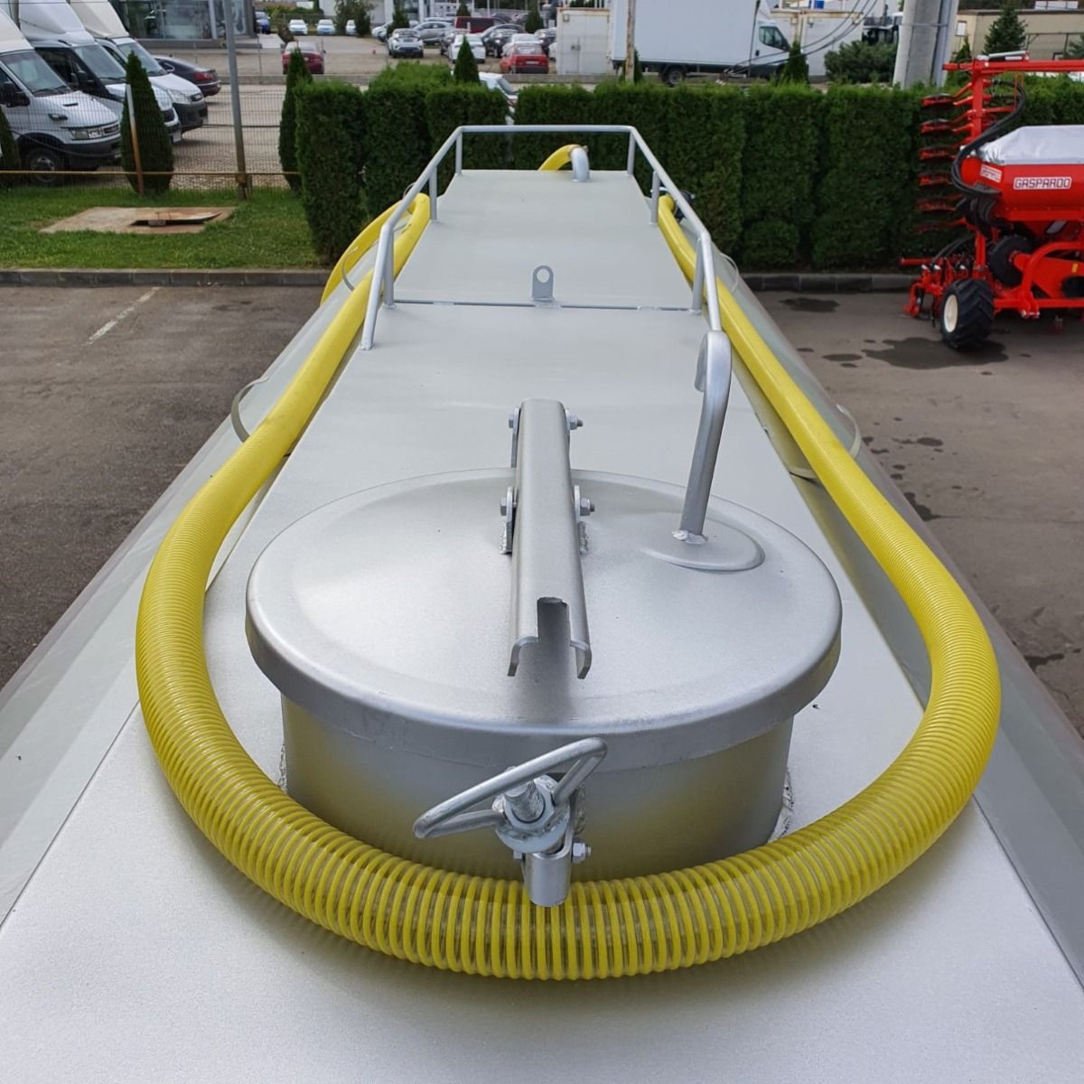 Cisterna de apa, pompieristica, zincata, tandem, 10.000 litri, IMUM, franare hidraulica, model Setila - Image 3